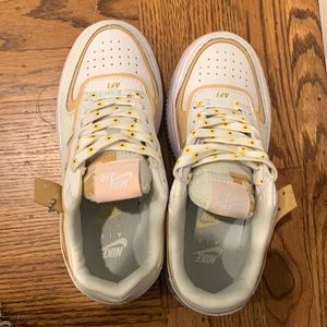 AF1 Nike Air sunflower tennis shoes